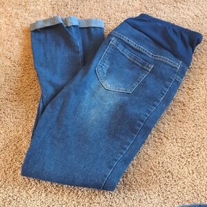 Blue Denim Maternity Jeans